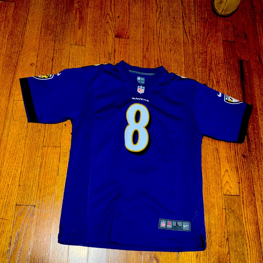 Nike Ravens Lamar Jackson NFL Jersey Youth Large